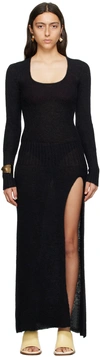 JACQUEMUS BLACK LE CHOUCHOU 'LA ROBE DAO' MAXI DRESS