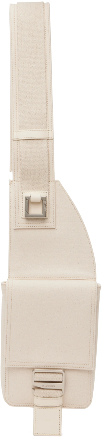 Jacquemus La Banane Cuerda Crossbody Bag In Off-white