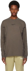 Jacquemus Brown Le Chouchou 'le T-shirt Camargue' Long Sleeve T-shirt In 881 Dark Brown 1