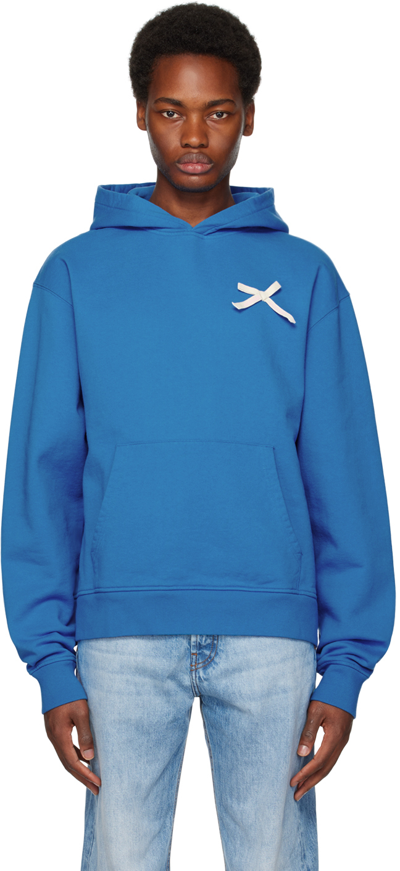 Jacquemus Blue Le Chouchou 'le Hoodie Noeud' Hoodie