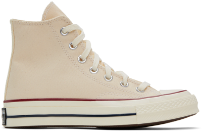 Converse Chuck 70 Premium High Top Sneakers In Parchment