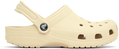 Crocs Off-white Classic Clogs In Bone