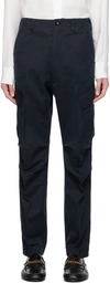 TOM FORD NAVY CUFFED CARGO PANTS