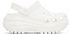 Crocs Classic Platform Bouquet Clogs In White