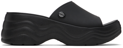 Crocs | Women | Brooklyn Heel | Sandals | Black / Black | 9 In Black/black