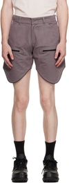 Olly Shinder Purple Scout Shorts In Purple