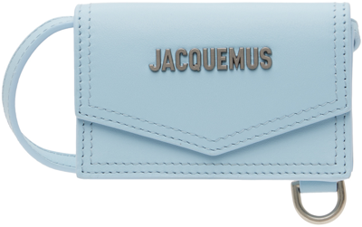 Jacquemus Blue Le Chouchou 'le Porte Azur' Bag In 320 Light Blue