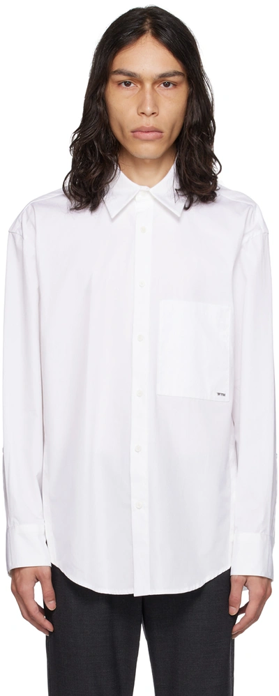 Wooyoungmi White Hardware Shirt In White 811w