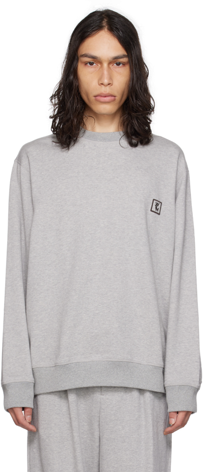 Wooyoungmi Grey Hardware Sweatshirt In Grey 713g