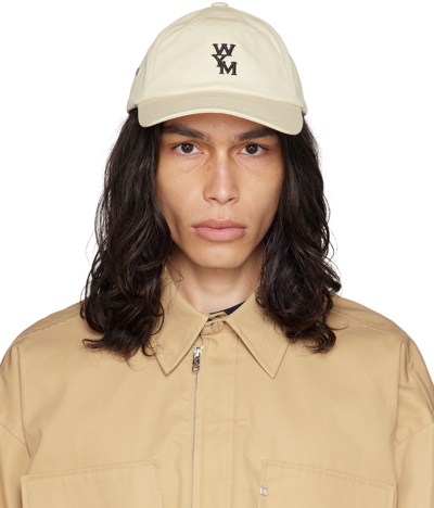 Wooyoungmi Logo-embroidered Cotton Cap In Weiss