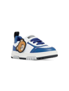 MOSCHINO TEDDY BEAR LEATHER SNEAKERS