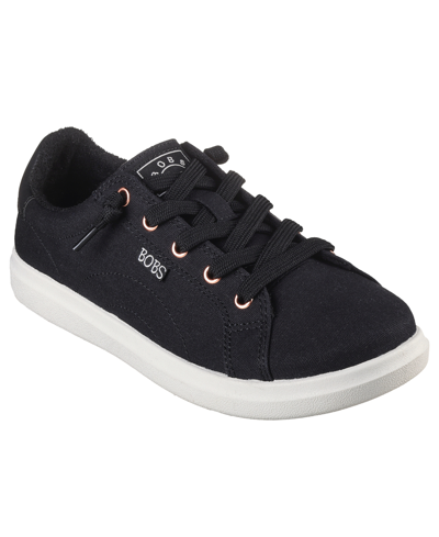 Skechers Bobs Slip In Keep It Sweet Womens Shoes Colour: White, Size: 5 In Black
