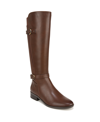 Naturalizer Sahara Riding Boot In Dark Brown Faux Leather