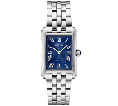 Seiko Women's Essentials Stainless Steel Bracelet Watch 22mm In Blue
