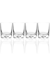 Luigi Bormioli Glassware, Set Of 4 On The Rocks Double Old-fashioned Glasses