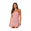 EDIKTED WOMEN'S GAIA GATHERED MINI DRESS