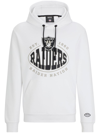 Hugo Boss Boss X Nfl Cotton-blend Hoodie With Collaborative Branding In Raiders