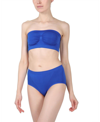 Memoi Women's Strapless Seamless Bandeau Bra Shaper In Surf The Web