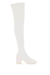 Mm6 Maison Margiela Anatomic 70mm Thigh-high Boots In White