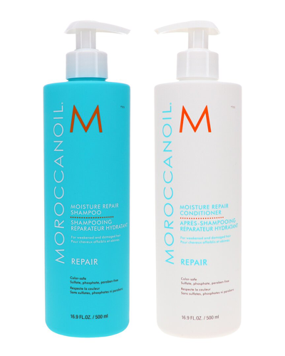 Moroccanoil 16.9oz Moisture Repair Shampoo + Conditioner Combo Pack