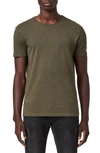 Allsaints Figure Tee In Rye Grass