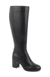 Kenneth Cole New York Veronica Knee High Boot In Black Leather