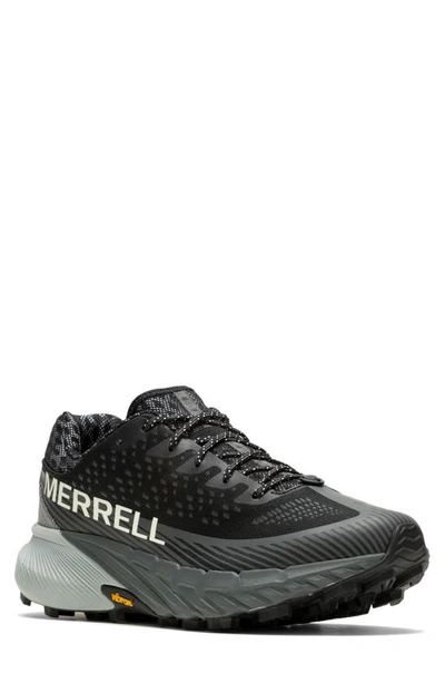 Merrell Agility Peak 5 Running Shoe In Grey