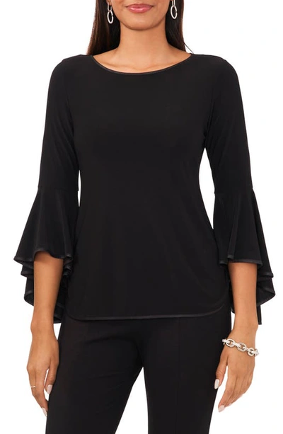 Chaus Bell Sleeve Top In Black