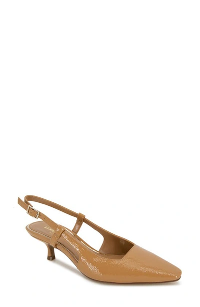 KENNETH COLE NEW YORK MARTHA KITTEN HEEL SLINGBACK PUMP