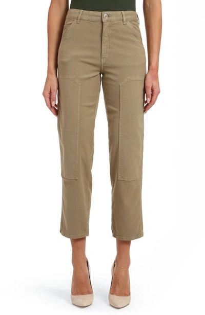 Mavi Jeans Luisa Luxe Twill Ankle Pants In Beige Luxe Twill