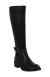 Gentle Souls By Kenneth Cole Brinley Knee High Boot In Black Leather