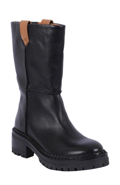 Gentle Souls By Kenneth Cole Brody Platform Boot In Black Leather