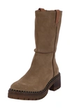 Gentle Souls By Kenneth Cole Brody Platform Boot In Dark Sand Suede