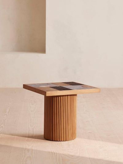 Soho Home Cavern Side Table In Brown