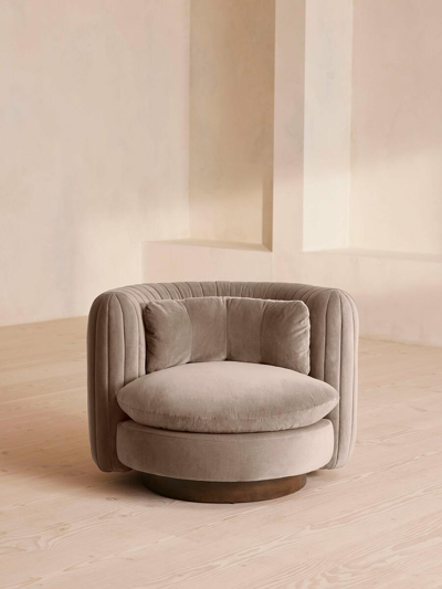 Soho Home Vivienne Armchair In Gray