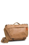 The North Face Base Camp Voyager Messenger Bag In Almond Butter/brown/ Mandarin