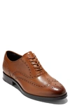 Cole Haan Broadway Wingtip In Ch British Tan