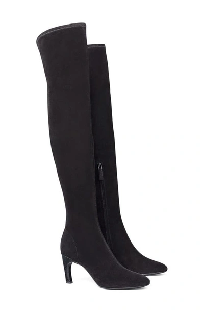 Tory Burch Women's High Heel Over The Knee Boots In Black