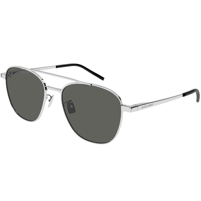 Saint Laurent Sl531 002 Sunglasses Silver
