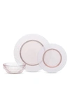 Fortessa Archie 12-piece Pink Dinnerware Set