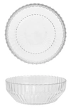 FORTESSA ARCHIE SET OF 4 CLEAR CEREAL BOWLS