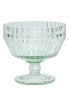 Fortessa Archie Sage Green Coupe Footed Dessert Bowl, Set Of 4 In Sage Green