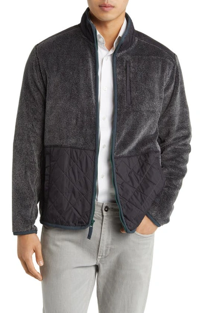 Tommy Bahama North Cascade Fleece Jacket In Carbon Grey