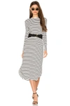 THE FIFTH LABEL SHINE BY DRESS IN BLACK & WHITE.,TJ170639D ST