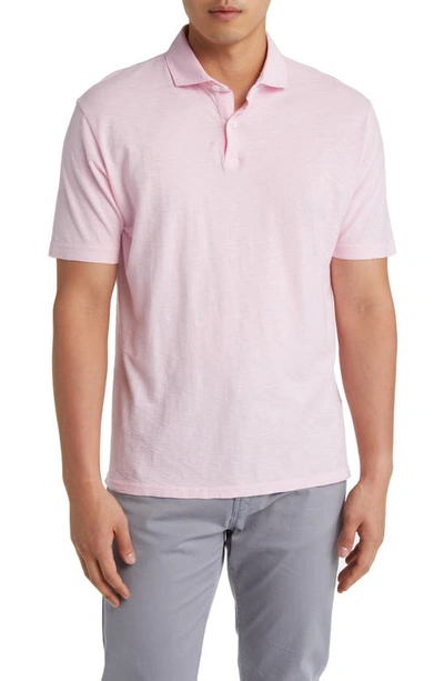 Peter Millar Crown Crafted Journeyman Pima Cotton Polo In Pink
