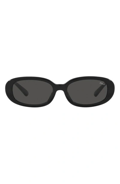 Polo Ralph Lauren Sunglasses In Shiny Black