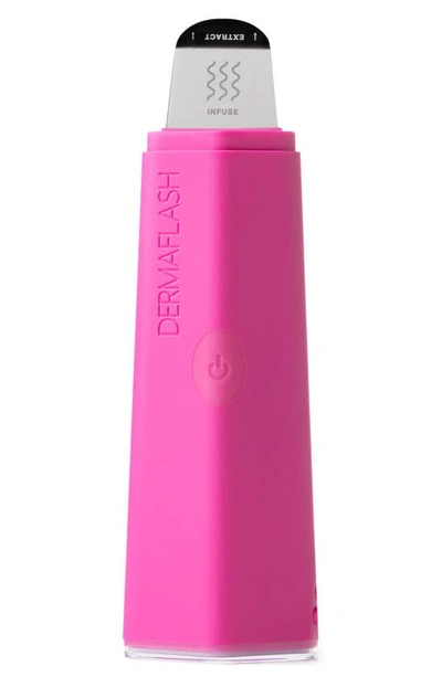 Dermaflash Dermapore+ Ultrasonic Pore Extractor + Skincare Infuser In Pop Pink