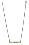 ARMENTA CRIVELLI BAR PENDANT NECKLACE