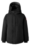 Canada Goose Unisex Logan Down Parka - Big Kid In Black - Noir