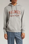 Palmes Mats Hooded Sweatshirt In Grey